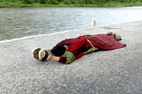 五体投地的那一刻,生命如此精彩!